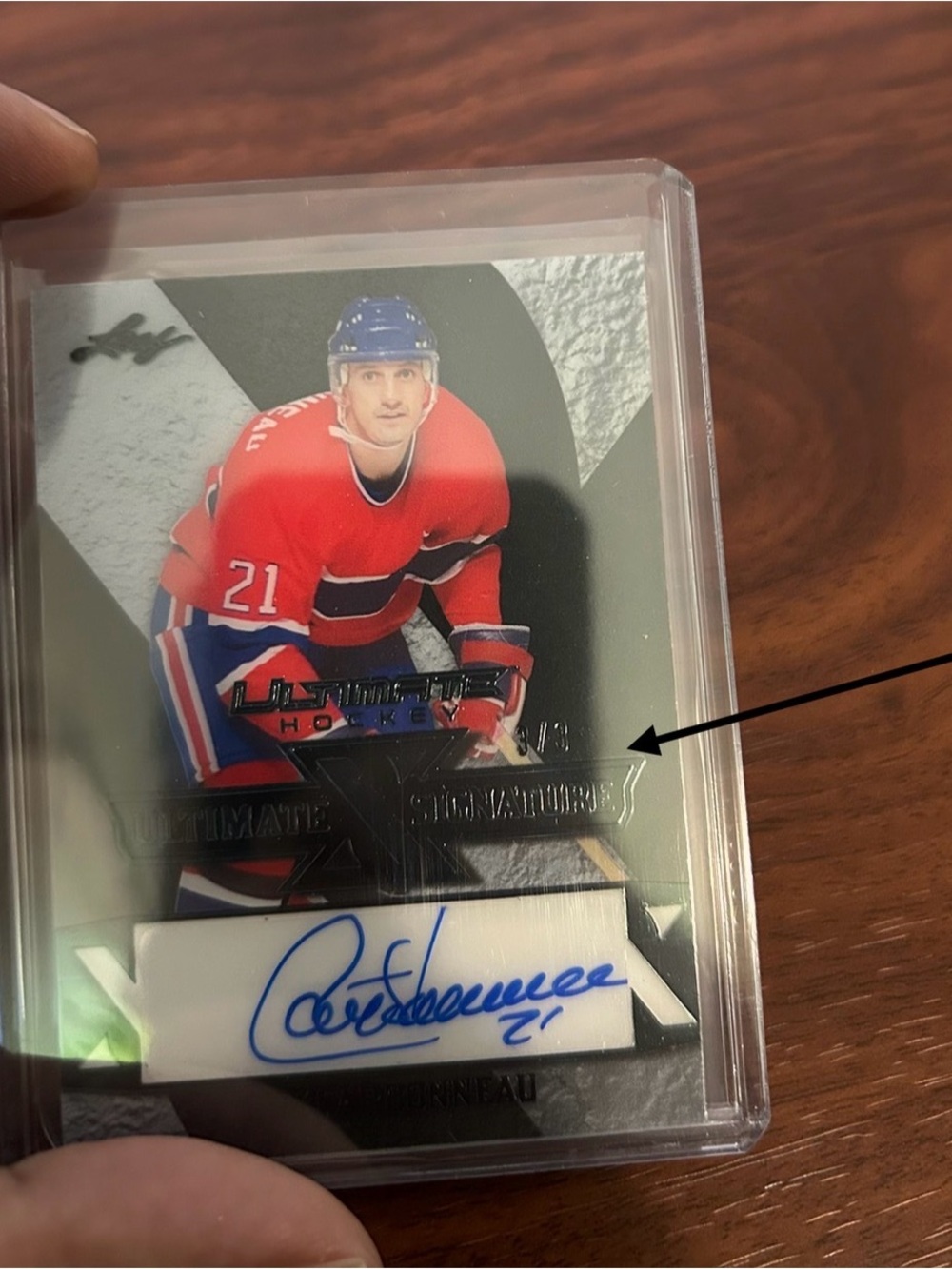 Leaf Guy CarbonneauMontreal Canadians Legend Ultimate Signature 3/3 (UXS-GC2)